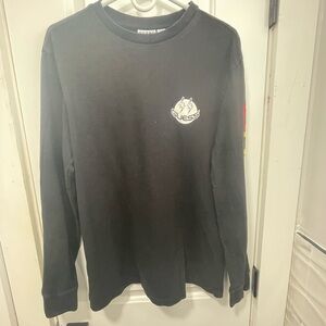 Guess J-Balvin Black Long Sleeve Shirt size S